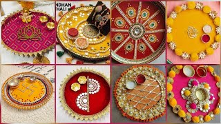 Rakshabandhan Thali Decor Ideas/Pooja Thali Decoration/Aarti Thali Decoration
