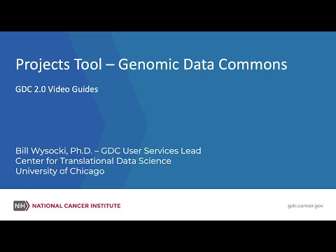 Projects - Genomic Data Commons