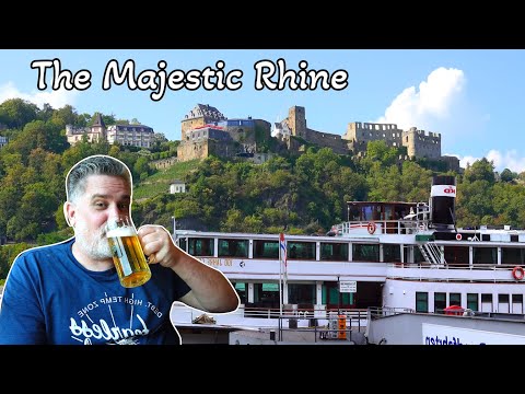 Rhine River Day Cruise - Koblenz to Bingen, Germany - Castles, History, and Beer 4k
