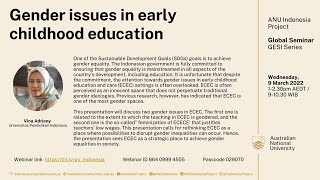Gender issues in earlychildhood education