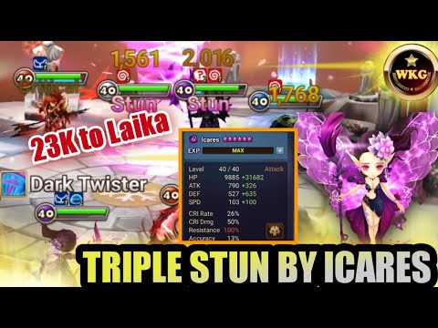 ICARES GIVE ONE SHOT BY 23K ON LAIKA