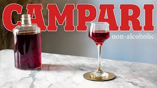 How I Made Campari From Scratch Recipe (Non-Alcoholic Version)