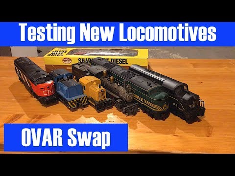 Testing my Locomotives from the OVAR Train Swap