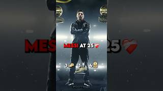 All Legends At 25 age vs Messi 🐐🥶