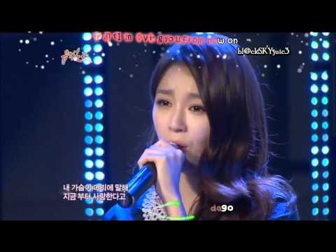 Davichi - I'll Think of You LIVE [eng sub+kara]