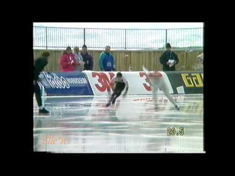 World Championships Sprint Inzell 1991 - 500 m Høiseth - Hashimoto