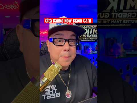 Citi Banks New Black Card is Here! #shorts #credit #money #finance #citibank #creditcard #luxury