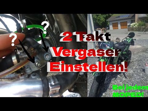 2Takt Vergaser korrekt einstellen