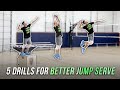 5 Drills For Better Jump Serve | Volleyball Tutorial