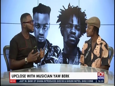 Upclose with Musician Yaw Berk – The Pulse on JoyNews (29-11-19)