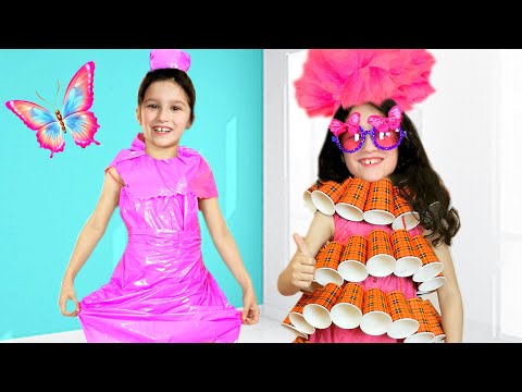 Alice makes a new Dress for Birthday - Cool DIY Ideas for girls