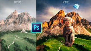 Adobe Photoshop Tutorial #7 Little Monkey (Photo-Manipulation) Learn Creative Digital Art