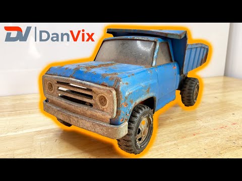 1970s Tonka Dump Truck Restoration - Color Change