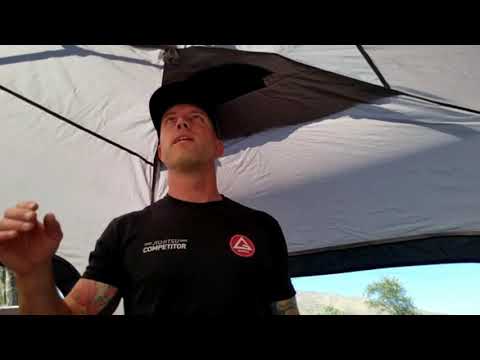 Coleman Instant Cabin 6 Person 60 Second Tent with Weather Tec Set up and Review