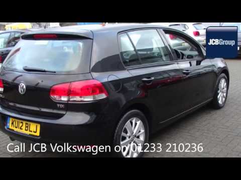 KU12BLJ Volkswagen Golf 1.6 TDI Match (105 PS) 5-Dr 1.6l JCB VW ASHFORD