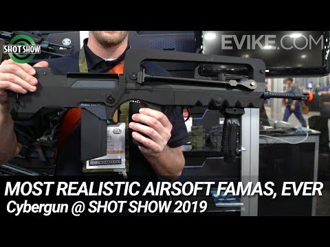 Most Realistic Airsoft FAMAS, EVER + More from Cybergun - Shot Show 2019