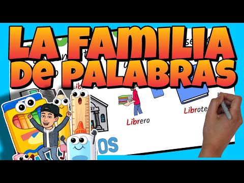 👨‍👩‍👧‍👦 La FAMILIA de PALABRAS para NIÑOS