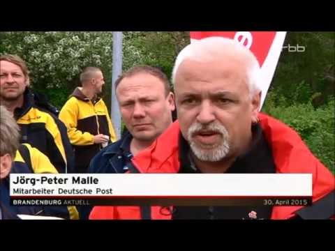 Warnstreik bei der Deutschen Post DHL Group in Brandenburg - rbb aktuell