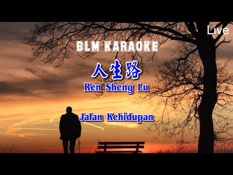 Ren Sheng Lu  Karaoke -人生路 - Jalan Kehidupan -  Terjemahan - Lyrics - Lirik