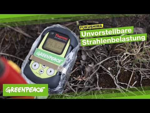 Greenpeace-Atomexperten unterwegs in Fukushima