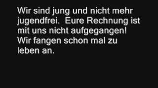 Tokio hotel - Jung und nicht mehr jugendfrei lyrics