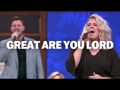 Great Are You Lord (LIVE) | Grace Brumley