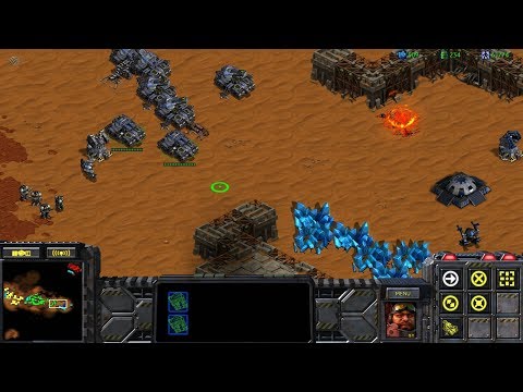 StarCraft: Remastered Co-op Campaign BW Terran Mission 4 - Assault on Korhal