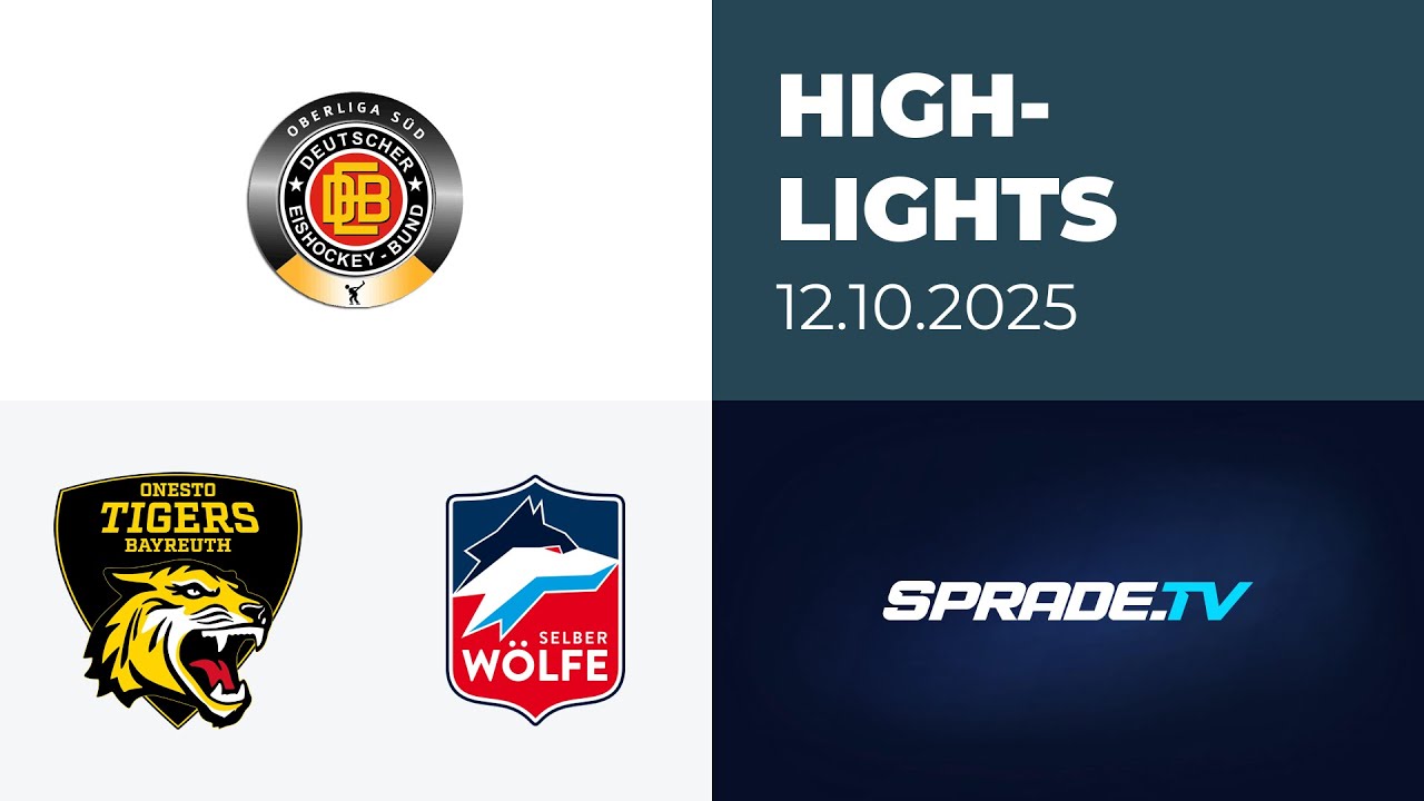 12.10.2025 - Highlights - onesto Tigers Bayreuth vs. Selber Wölfe