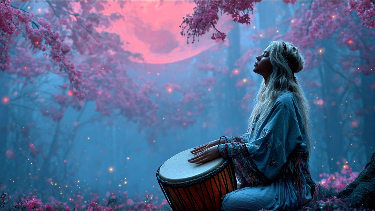 🌕Woman of the Blossom – Full Pink Moon Heart Opening 🌸