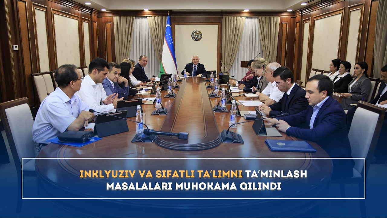 Inklyuziv va sifatli ta’limni ta’minlash masalalari muhokama qilindi