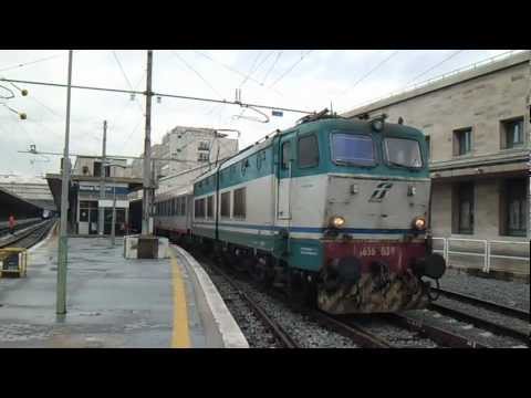 E656.039 con un invio di carrozze per Roma Smistamento, in partenza da Roma Termini