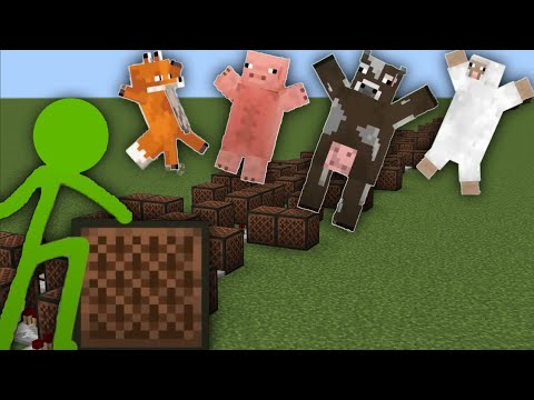 Animation VS Minecraft - The Animal Choir - Note Block Cover