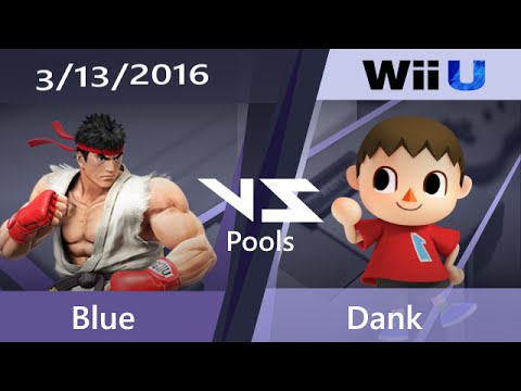 Super SmashNest 5 Pools W-R3 - Blue (Ryu) Vs. Dank (Villager)