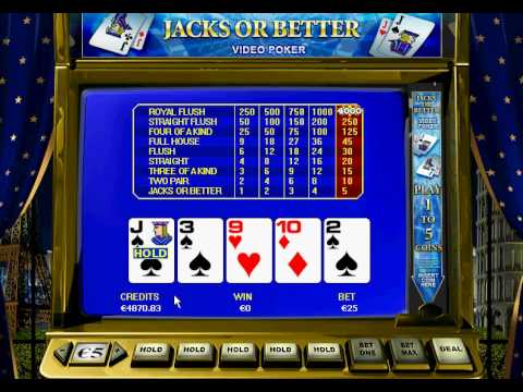 Video Poker Tutorial - Jacks or Better by CasinoMaze