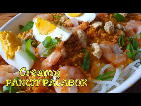 Pancit Palabok ~Rice Noodles With Creamy Shrimp Sauce/Super Sarap Promise!!!