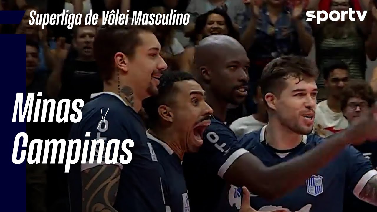 MINAS 3 X 1 CAMPINAS  | MELHORES MOMENTOS | SUPERLIGA MASCULINA DE VÔLEI | sportv