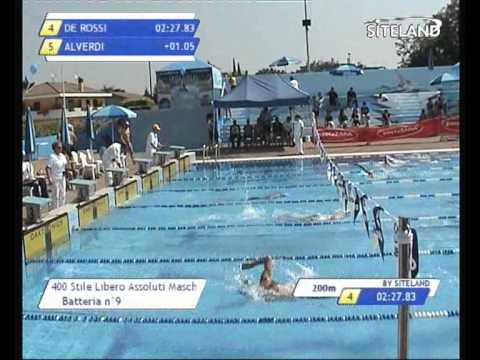 Serie 9 dei 400 Stile Libero  Assoluti Maschi Master - 12 MEMORIAL ANDREA BETTIOL