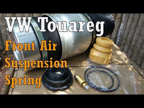 VW Touareg 7L Front Air Suspension Spring Replacement...