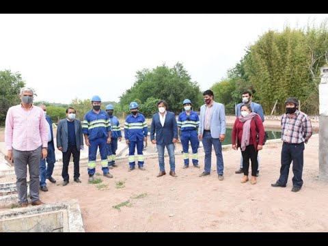 El Gobernador habilitó en El Tala un filtro de la planta de tratamiento de agua