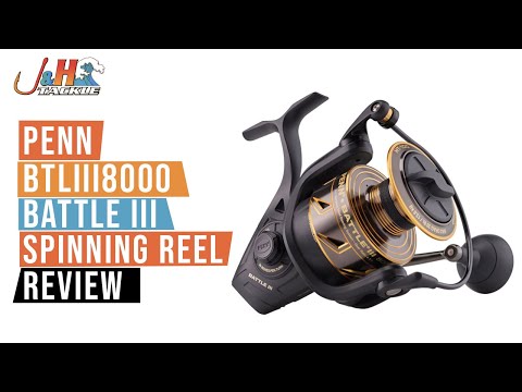 Penn BTLIII8000 Battle III Spinning Reel Review | J&H Tackle