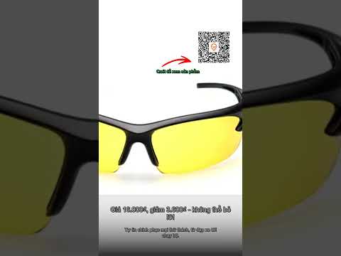 Kính Phân Cực Nhìn Xuyên Đêm Thể Thao Vàng - Giảm 3600k, Chỉ 16000k