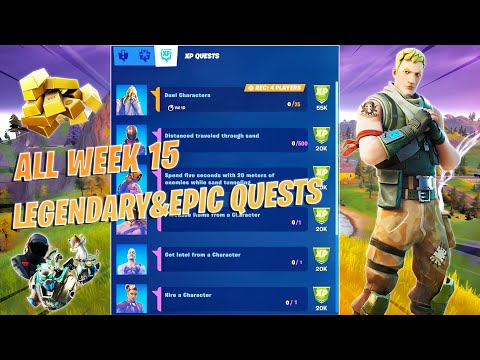 Fortnite All *LEAKED* Week 15 Legendary & Epic Quests(Challenges) Guide - Chapter 2 Season 5