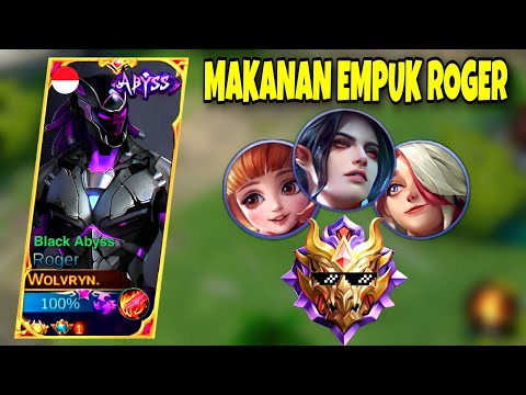 MAKANAN EMPUK ROGER KU INI‼️BUILD ROGER TERSAKIT 2022 | ITEM ROGER PALING SAKIT 2022- WOLVERINE MLBB