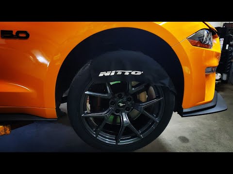 2018 MUSTANG SVE SP2 NITTO INVO WOW THEY FIT! 325/30/19 REAR