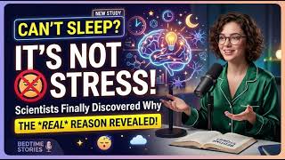 Scientists Finally Discovered Why You Can't Fall Asleep (It's Not Stress) | Sleep Science #deepsleep