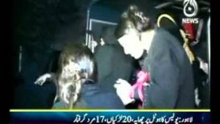 Punjab Police raid on a hotel in Lahore and arrest 20 Prostitutes