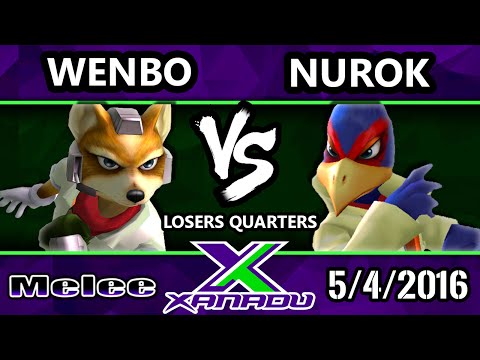 S@X 148 SSBM Losers Quarters - Nurok (Falco) Vs. Wenbo (Fox)