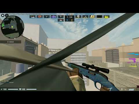 Destroying Counter Blox Casual with 300ms avg 26/2/1 KDA