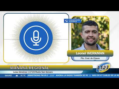 En Mañana Regional charlamos con el Intendente de Clason Leo Werkman.