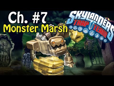 Skylanders Trap Team PS4 Walkthrough Chapter 7 Monster Marsh 100% Nightmare Mode
